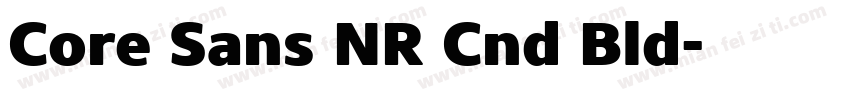 Core Sans NR Cnd Bld字体转换